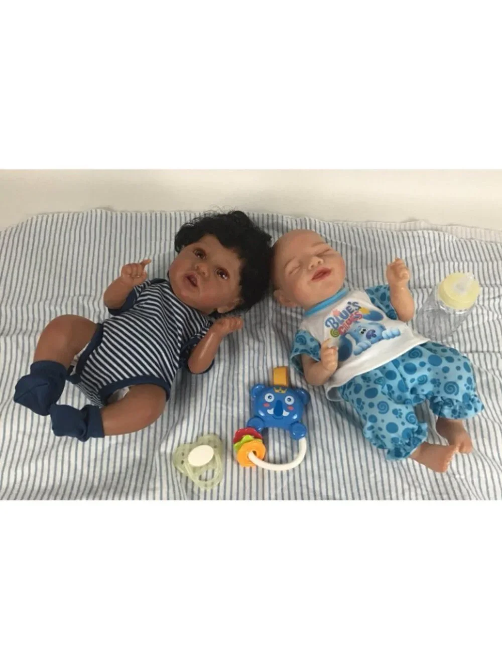 Partial Reborn Doll Baby Lot of 2 Mini Baby’s 12” A/A Full Vinyl Painted Magnet